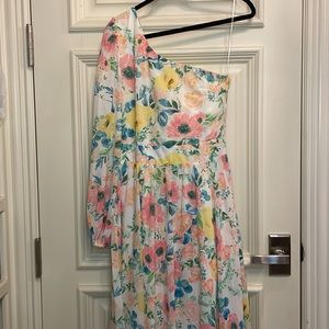 “Flying Tomato” Maxi Floral Flowy Dress